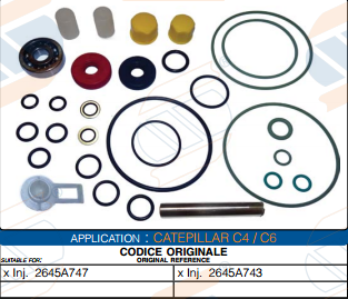Ремкомплект ТНВД Caterpillar C4.4-C6.6 2645A747 2645A743